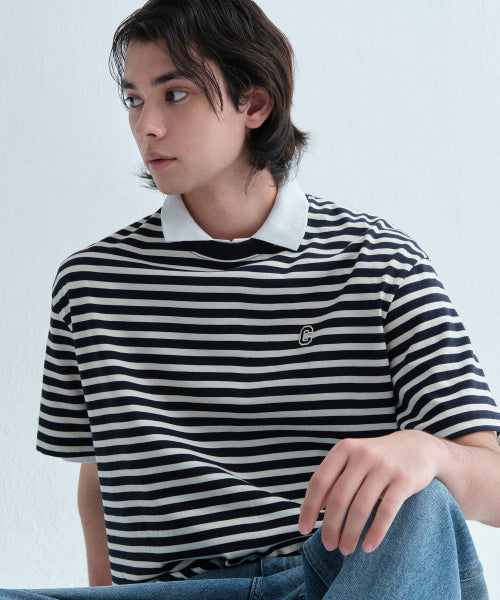 BASIC STRIPE T-SHIRT