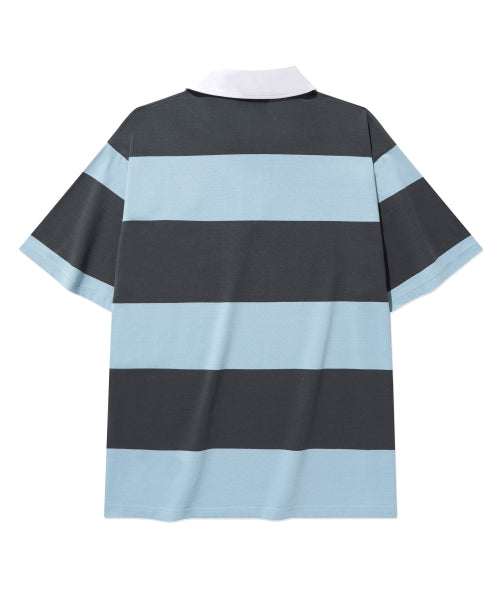 C LOGO RUGBY COLLAR T-SHIRT