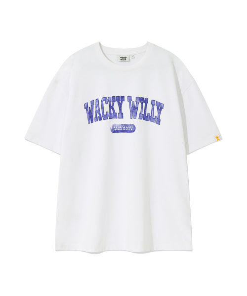 Archie typo short-sleeved T-shirt white