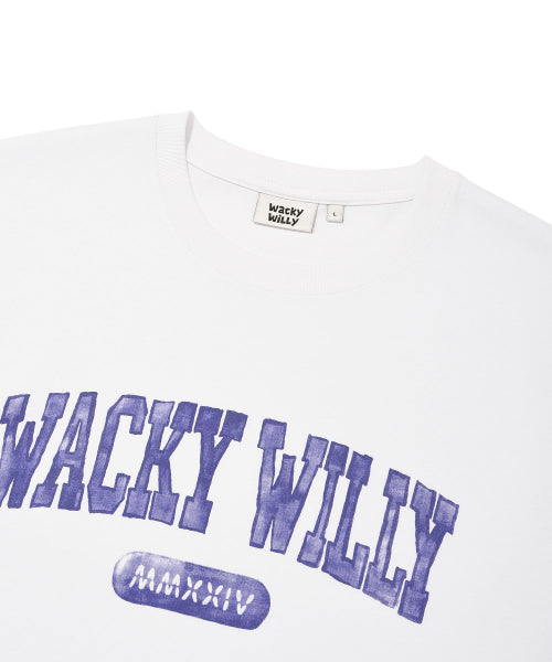 Archie typo short-sleeved T-shirt white