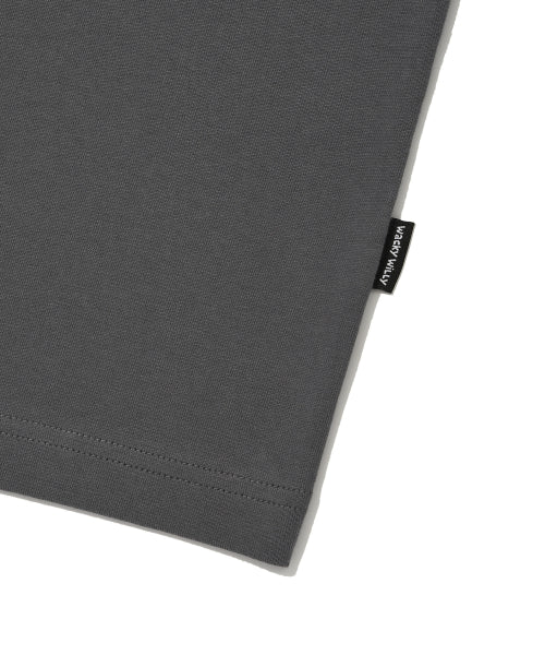 Typo Ringer Short-Sleeved T-Shirt Charcoal