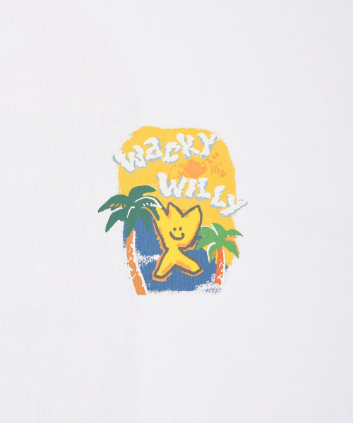Kiki Ocean Graphic Short Sleeve T-shirt White