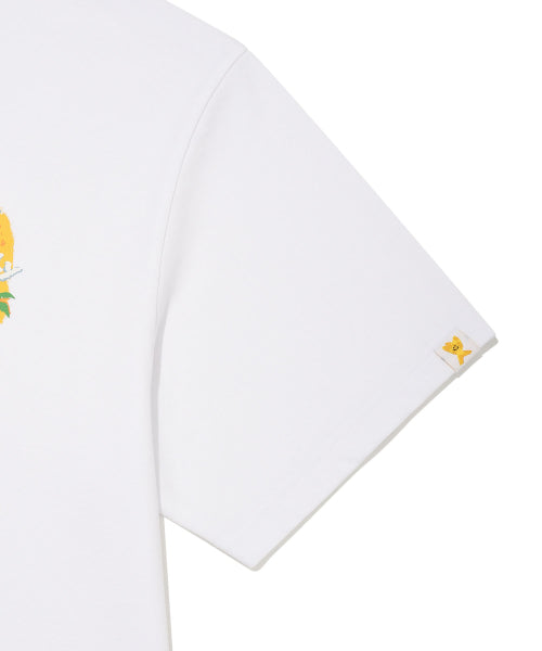 Kiki Ocean Graphic Short Sleeve T-shirt White
