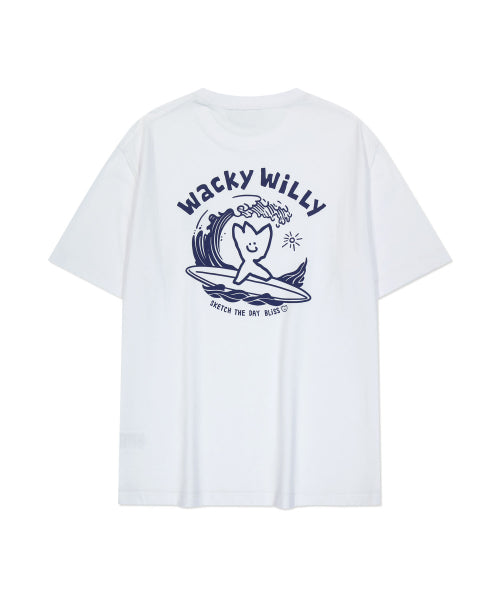 Surf Kiki Graphic Short Sleeve T-shirt White