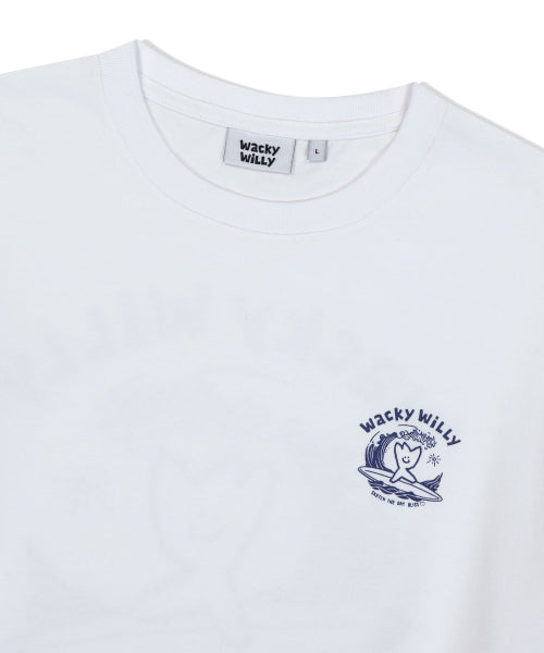 Surf Kiki Graphic Short Sleeve T-shirt White