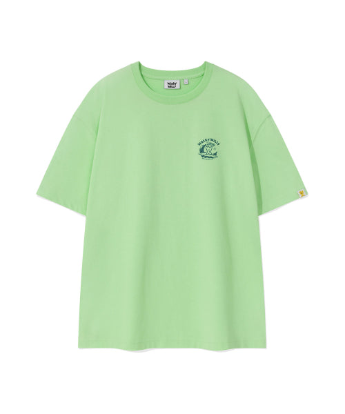 Surf Kiki Graphic Short Sleeve T-Shirt Green