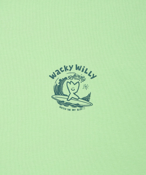 Surf Kiki Graphic Short Sleeve T-Shirt Green