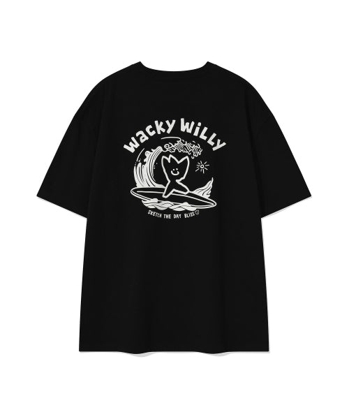 Surf Kiki Graphic Short Sleeve T-Shirt Black