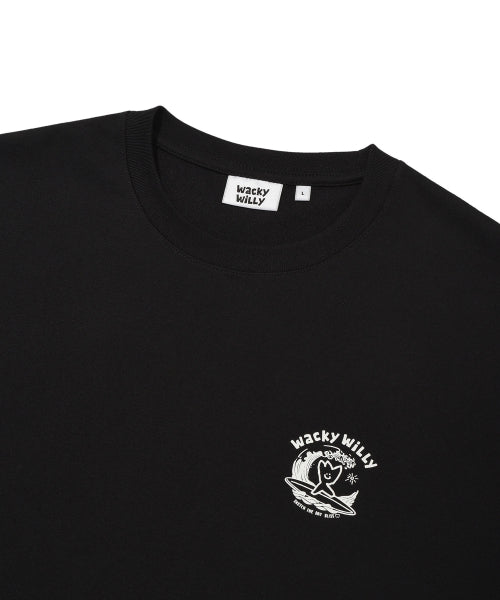Surf Kiki Graphic Short Sleeve T-Shirt Black