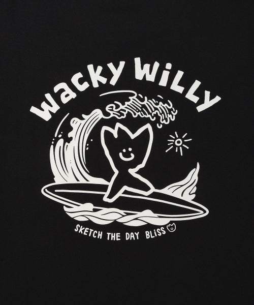 Surf Kiki Graphic Short Sleeve T-Shirt Black