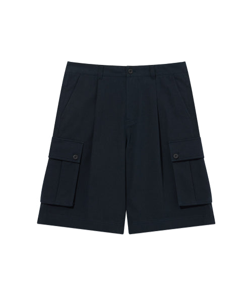 COTTON BERMUDA CARGO SHORTS