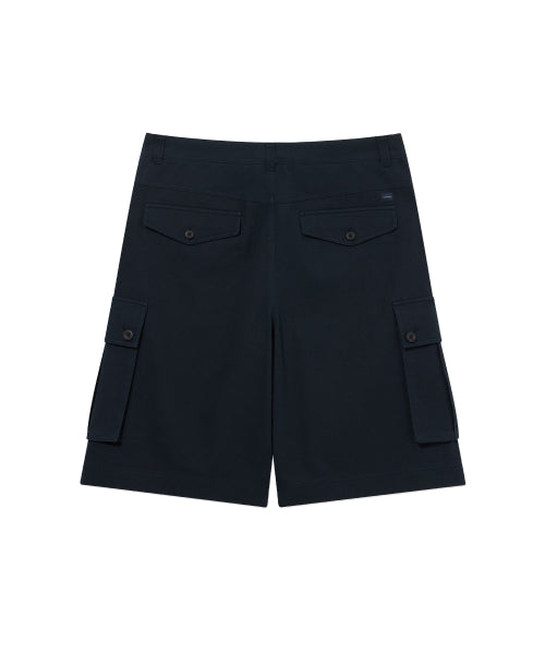 COTTON BERMUDA CARGO SHORTS