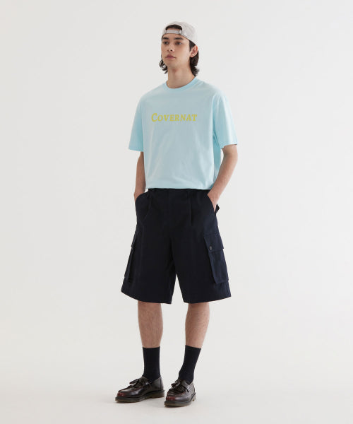 COTTON BERMUDA CARGO SHORTS
