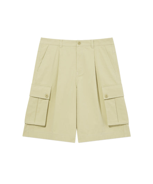 COTTON BERMUDA CARGO SHORTS