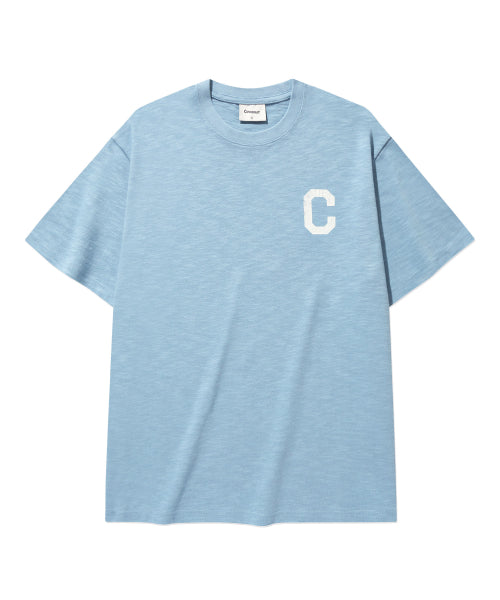 CRACK C LOGO SLUB T-SHIRT