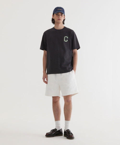 CRACK C LOGO SLUB T-SHIRT