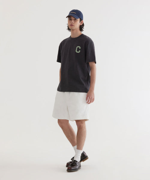 CRACK C LOGO SLUB T-SHIRT