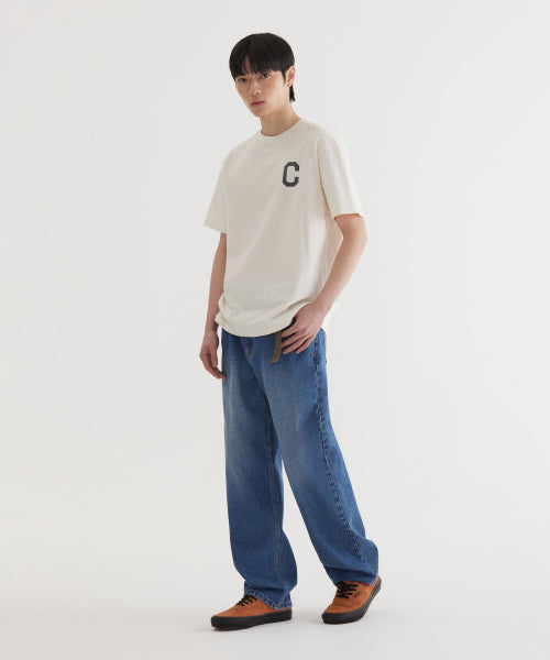 CRACK C LOGO SLUB T-SHIRT