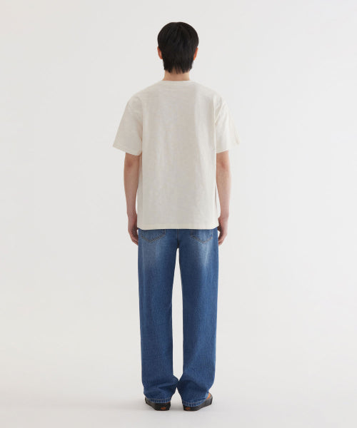 CRACK C LOGO SLUB T-SHIRT