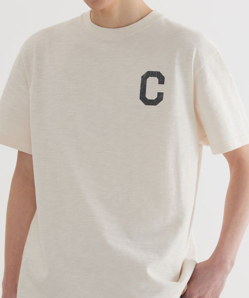 CRACK C LOGO SLUB T-SHIRT
