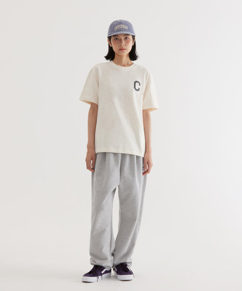 CRACK C LOGO SLUB T-SHIRT