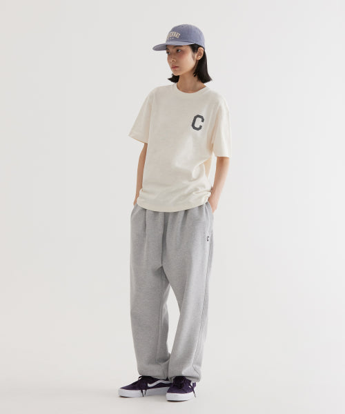 CRACK C LOGO SLUB T-SHIRT
