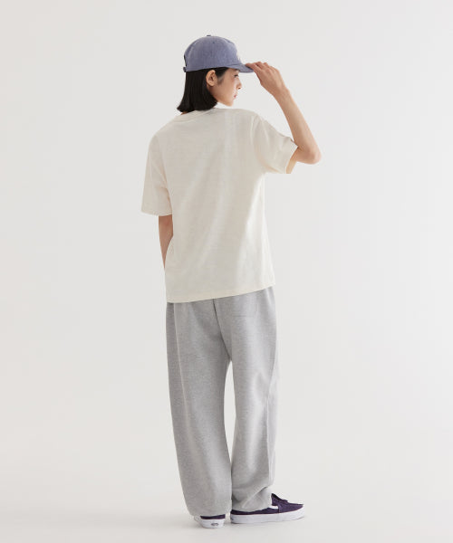 CRACK C LOGO SLUB T-SHIRT