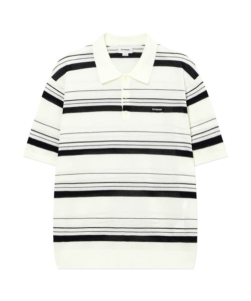 MULTI STRIPE HALF KNIT