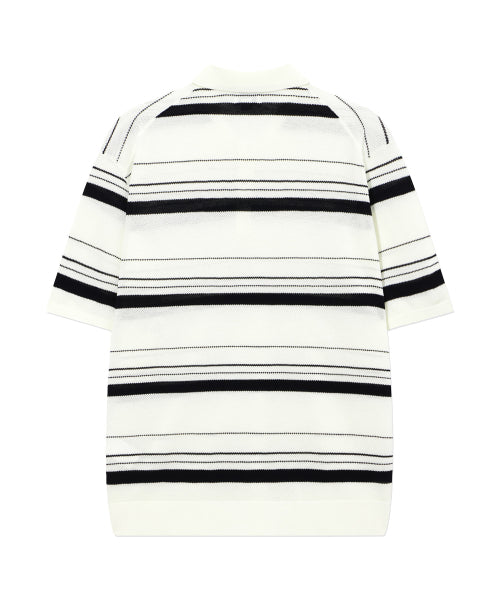 MULTI STRIPE HALF KNIT