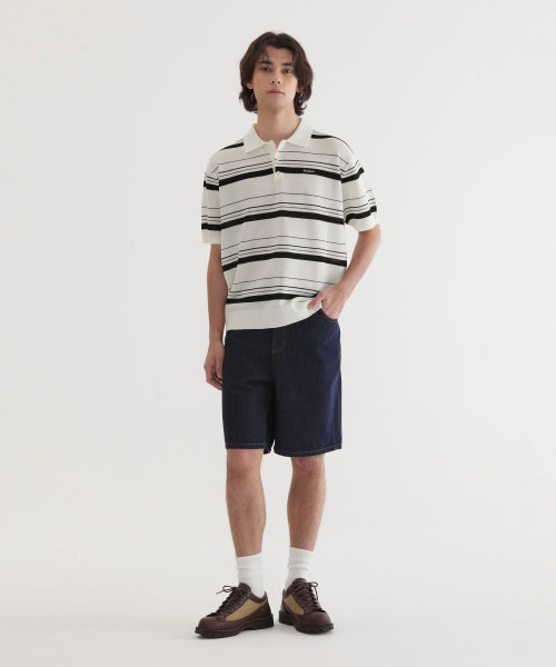 MULTI STRIPE HALF KNIT