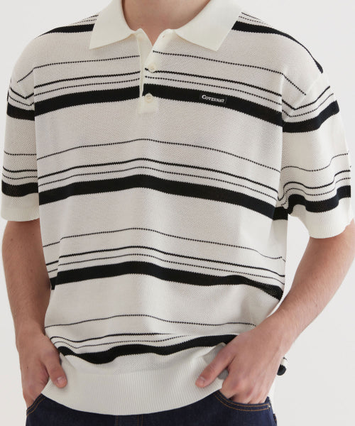 MULTI STRIPE HALF KNIT