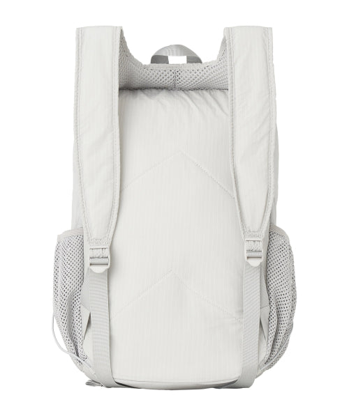 Nylon Shirring Ribbon Backpack [GREY]