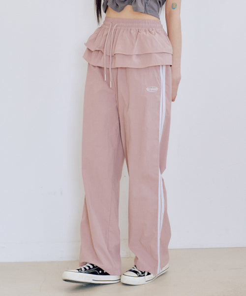 Nylon Tutu Sweat Pants [PINK]