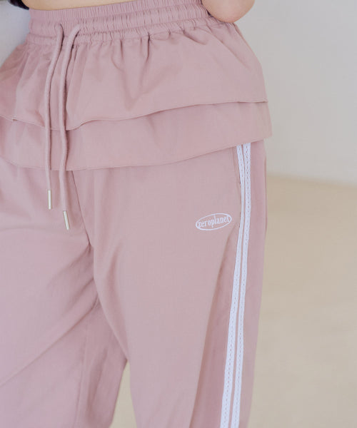Nylon Tutu Sweat Pants [PINK]