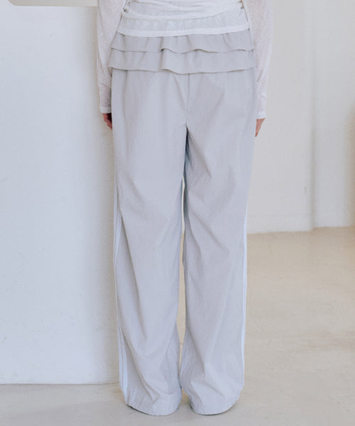 Nylon Tutu Sweat Pants [GREY]