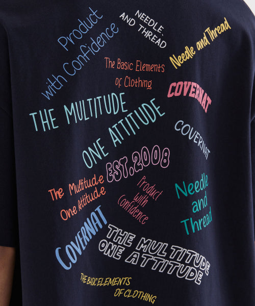 MULTI TYPOGRAPHIC T-SHIRT