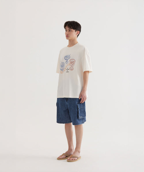 KITSCH COCKTAIL GRAPHIC T-SHIRT