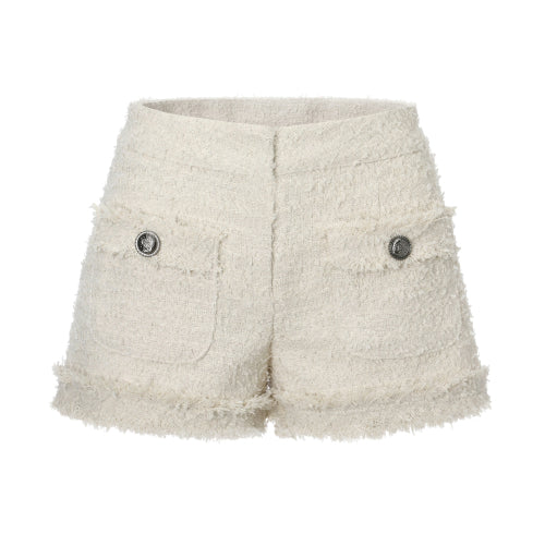 Antique Tweed Shorts (ivory)