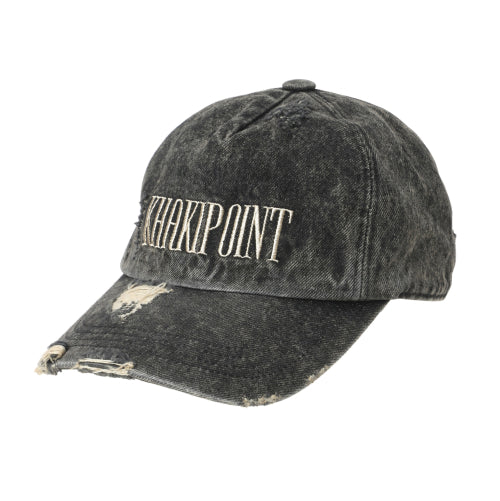 Destroyed Denim Cap (gray)