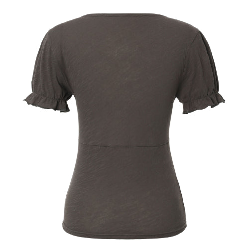 Puff Slub T-shirt (charcoal)