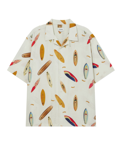 SURFING BOARD HAWAIIAN HALF SHIRTS