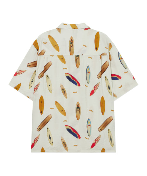 SURFING BOARD HAWAIIAN HALF SHIRTS