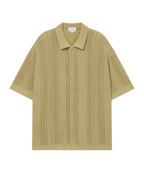 CROCHET HALF KNIT SHIRTS