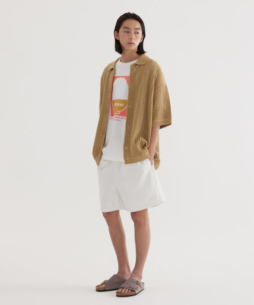 CROCHET HALF KNIT SHIRTS