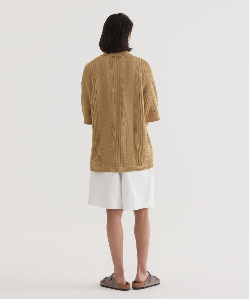 CROCHET HALF KNIT SHIRTS