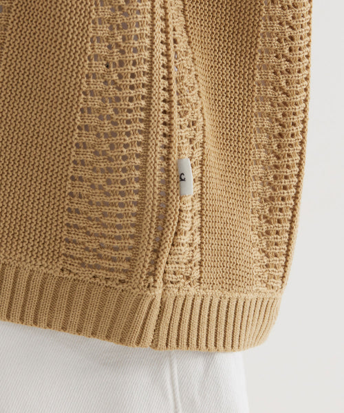 CROCHET HALF KNIT SHIRTS
