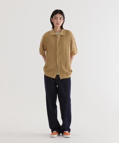 CROCHET HALF KNIT SHIRTS