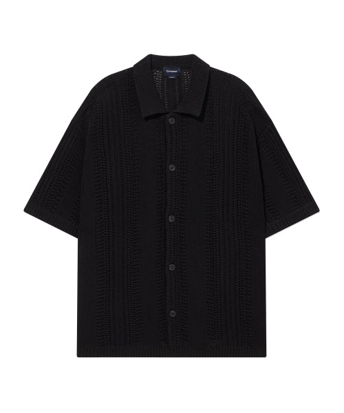 CROCHET HALF KNIT SHIRTS