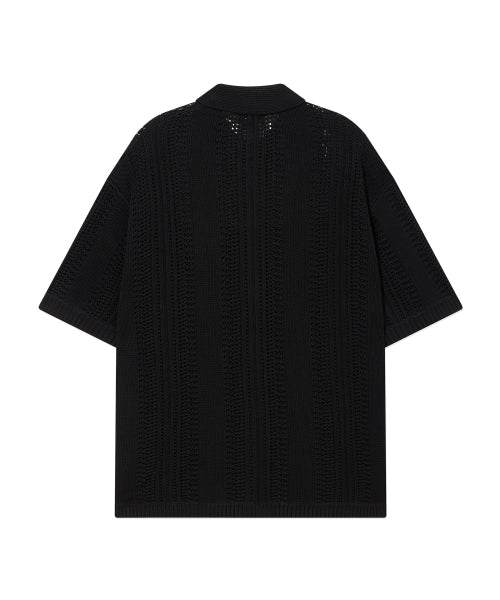 CROCHET HALF KNIT SHIRTS