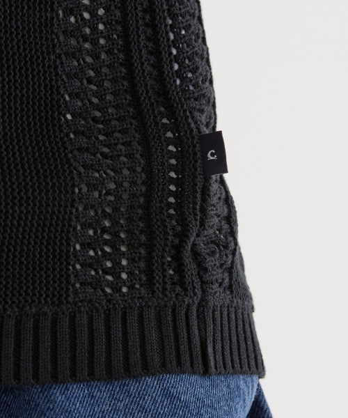 CROCHET HALF KNIT SHIRTS